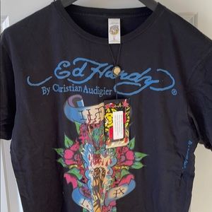 Ed Hardy Life Is A Gamble T-Shirt